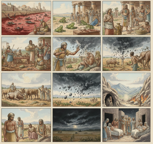 14_las diez plagas de Egipto